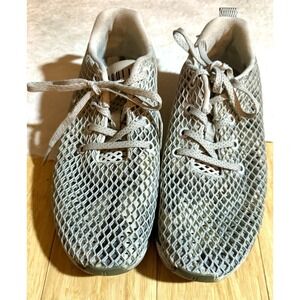 NO BULL Diamond Mesh Runner Shoes Unisex Size M 7.5 / W 9 Grey With Camo‎ Soles